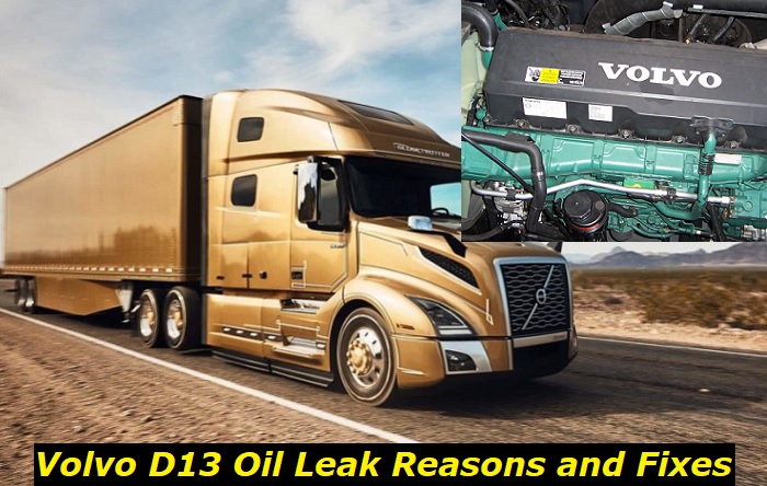 volvo d13 oil leaks